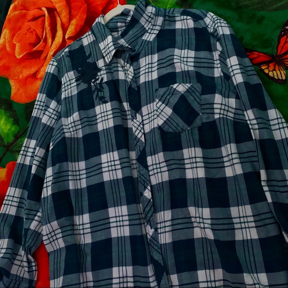 Blue flannel